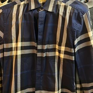 Used once Burberry shirt  my loss no longer fits
